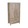 2-Drawer Armoire (18AR-RUSTIK) image 1