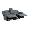Camryn Reclining Fabric Loveseat with Console (9207GPB-2) image 4