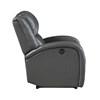 Foxcroft Power Leather Look Recliner (9316PUGY-1PW) image 3