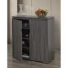 202671-GR Daniel Multi-Tier Shoe Cabinet - Grey image 3