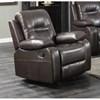 Napolean Glider Leather Look Recliner (6015-C CH) image 1