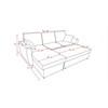 Aria Fabric Sleeper Sectional (4100) image 2