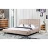 Reva Queen Upholstered Platform Bed (ZX-376Q BEI) image 2