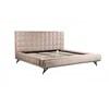 Reva Queen Upholstered Platform Bed (ZX-376Q BEI) image 3