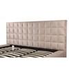 Reva Queen Upholstered Platform Bed (ZX-376Q BEI) image 4
