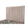 King Upholstered Platform Bed (ZX-360K BEI) image 3