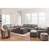 Lombardia Stationary Leather Match Loveseat (5730335) image 15