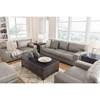 Lombardia Stationary Leather Match Loveseat (5730335) image 7