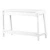 Liney 12269 Secretary Desk with 2 Drawers - Pure White image 2