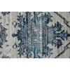 Roxy 2821 Ivory Blue Tabriz Area Rug - 7'6