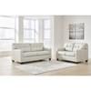 Belziani Stationary Leather Match Sofa (5470538C) image 6