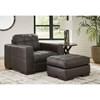 Luigi Leather Match Ottoman (5650614C) image 4