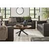Luigi Stationary Leather Match Loveseat (5650635C) image 8