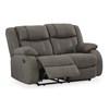 First Base Reclining Leather Look Loveseat (6880486C) image 2