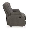 First Base Reclining Leather Look Loveseat (6880486C) image 4