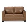 Bolsena Stationary Leather Match Loveseat (5560335C) image 2