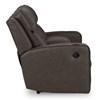 Causeuse inclinable Lavenhorne en aspect cuir avec console (6330694C) image 4