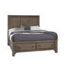 Cool Farmhouse King Panel Bed with Storage (801-667/801-066B/801-502/TT-666T) image 1