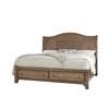 Cool Farmhouse Queen Sleigh Bed with Storage (800-553/800-050B/800-502/TT-555T) image 1