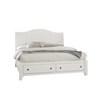 Cool Farmhouse King Sleigh Bed with Storage (804-663/804-066B/804-502/TT-666T) image 1