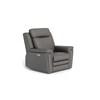 Asher Power Leather Match Recliner with Wall Recline (41065-L9-BALI-RAINSTORM-MATCH) image 3