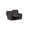 Causeuse inclinable motorisée Oakley en cuir et aspect cuir (41187-L7-BALI-CAROB-MATCH) image 3