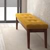 Ingrid Bench in Vintage Mustard and Walnut image 2