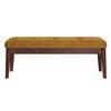 Ingrid Bench in Vintage Mustard and Walnut image 4