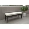 Pebble Bench in Cream and Black image 2