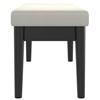 Pebble Bench in Cream and Black image 4