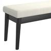 Pebble Bench in Cream and Black image 5