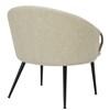 Zita Stationary Leather Look Accent Chair (403-668IV) image 3