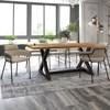 Zax/Axel 7 pc Dinette (207-147NATBK_674BEG) image 1