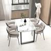 Franco/Axel 5 pc Dinette (207-454BK_674GRY) image 1