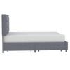 Russell Full Upholstered Platform Bed with Storage (101-598D-GY) image 3