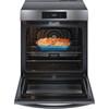 30-inch Front Control Induction Range with Total Convection (GCFI306CBD) image 3