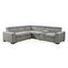Farrah Fabric 3 pc Sectional (9219GY*SC) image 1