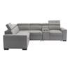 Farrah Fabric 3 pc Sectional (9219GY*SC) image 2