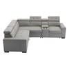 Farrah Fabric 3 pc Sectional (9219GY*SC) image 5