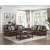 Franklin Stationary Leather Look Sofa (9260DB-3) image 4