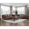 Soren Stationary Leather Loveseat (9280BR-2) image 4