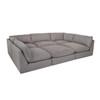 Boston Fabric 6 pc Sectional (835-01/835-01/835-03/835-01/835-01/835-18 3055-06) image 1