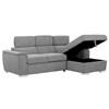 Edita Fabric Sleeper Sectional (Edita 2pc Sleeper Sectional - Thora Stone) image 1