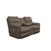 Trouper Power Reclining Fabric Loveseat with Console (U49724 E153767) image 1