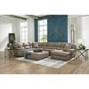 Royce Leather Look 3 pc Sectional (404362 1176-19/1276-19|404330 1176-19/1276-19|404376 1176-19/1276-19) image 2