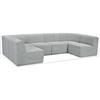 Ollie Fabric 6 pc Sectional (118Grey-Sec6B) image 12