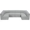 Ollie Fabric 6 pc Sectional (118Grey-Sec6B) image 5