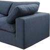 Comfy Fabric 3 pc Sectional (187Navy-S119) image 7