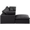 Comfy Leather Look 4 pc Sectional (188Black-Sec4A) image 10