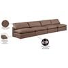 Comfy Leather Look 4 pc Sectional (188Brown-S156) image 10